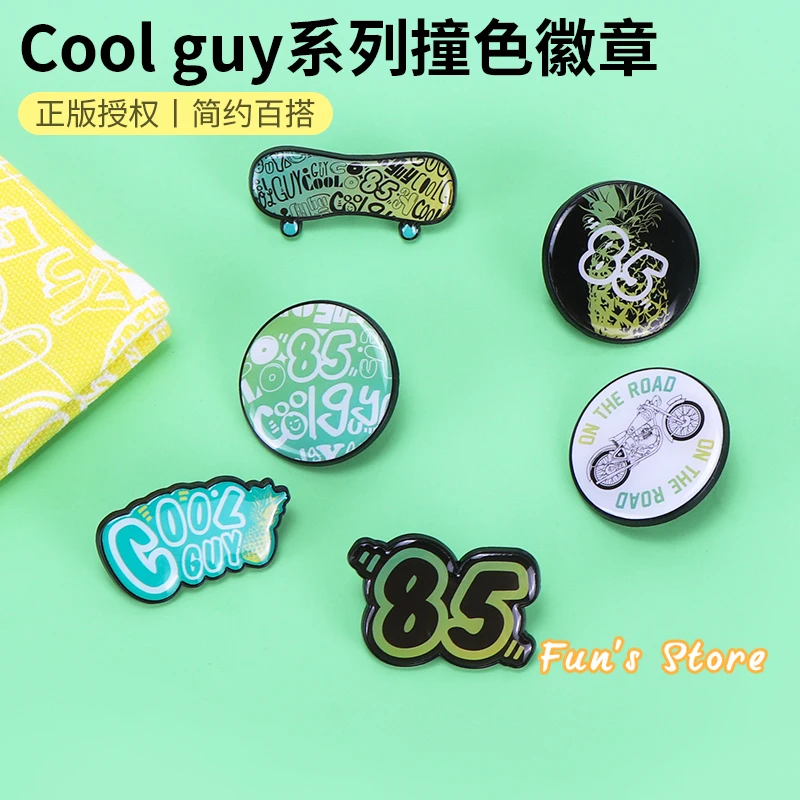 

MINISO Wang Yibo 85 Cool Guy Color Pins Gift Badge Buttons Accessories Brooch Ins Fashion Personality Style Gift for Fans