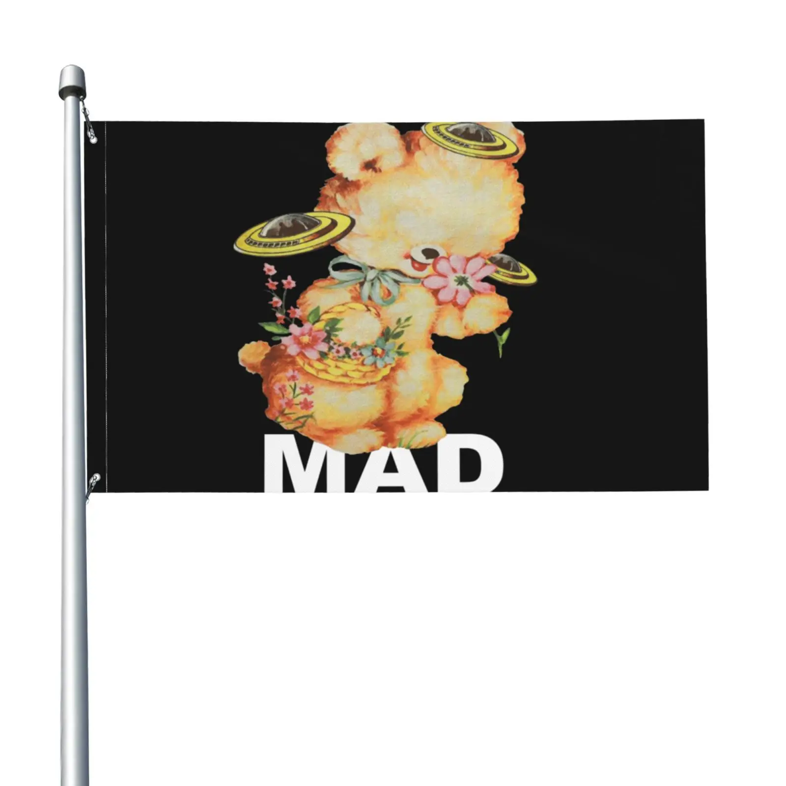 Накидка X Madstore Медведь Тедди Dsm флаг баннер на заказ яркое открытие праздник |