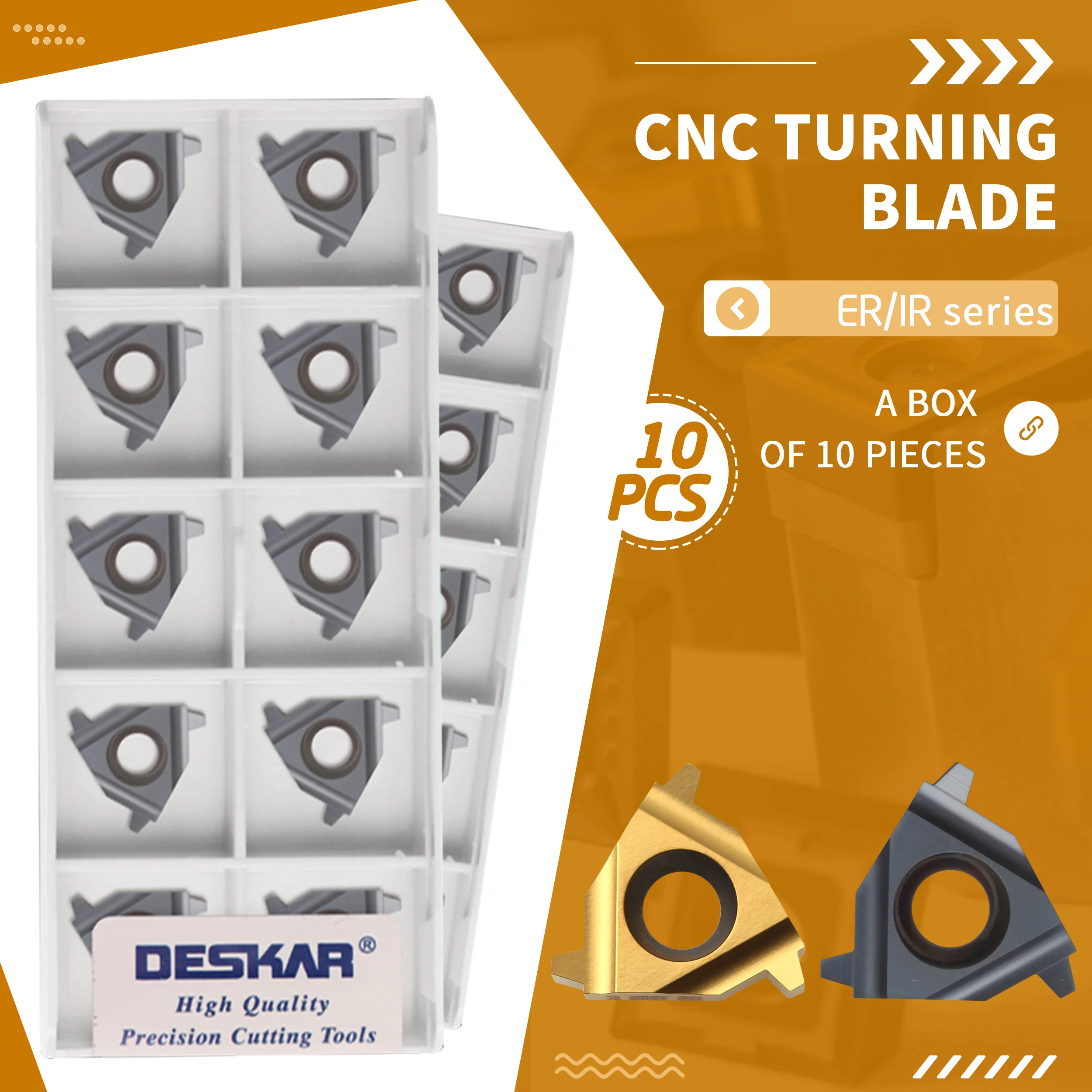 

16ER 16IR 1.5TR 2.0TR 2.5TR 3.0TR TR LDC LDA CNC Lathe Threaded Turning Tool Blade Machining Carbide Insert Highquality Material