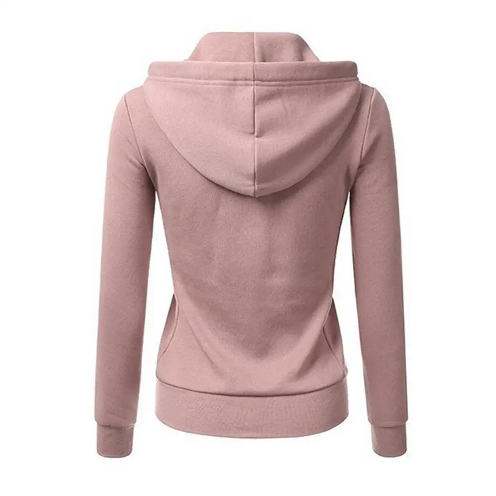 

Women Cardigan Coat Long Sleeve Pockets Winter Solid Color Casual Zipper Autumn 2021 Hoodies Hoodie Sports Hoodie Clothing