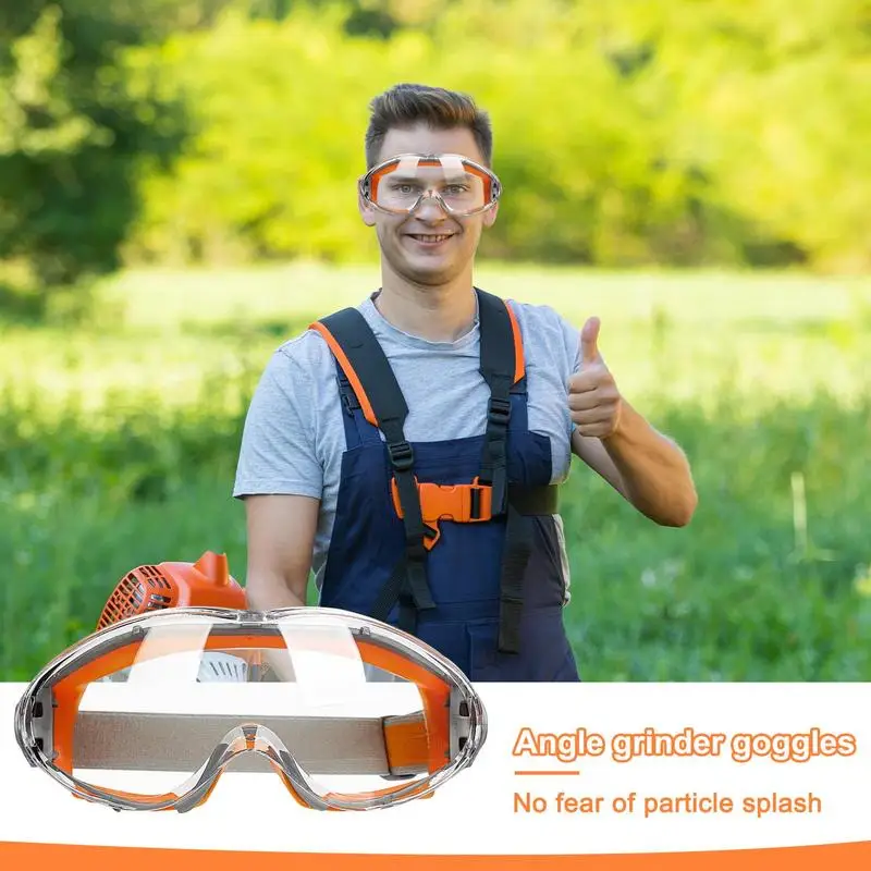 

Защитные очки для угловой шлифовальной машины, противотуманные очки для деревообработки, защитные очки с защитой от брызг и сварки, пылезащитные очки для глаз