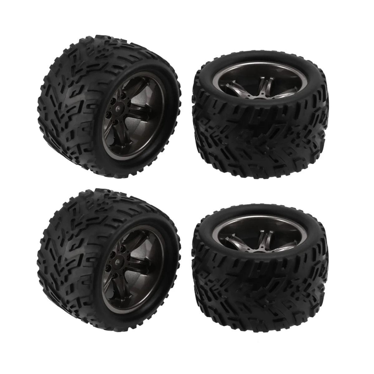 4Pcs Tires Tyre Wheel for XINLEHONG 9125 9116 X9115 X9116 GPTOYS S911 S912 1/12 RC Car Spare Parts Upgrade Accessories