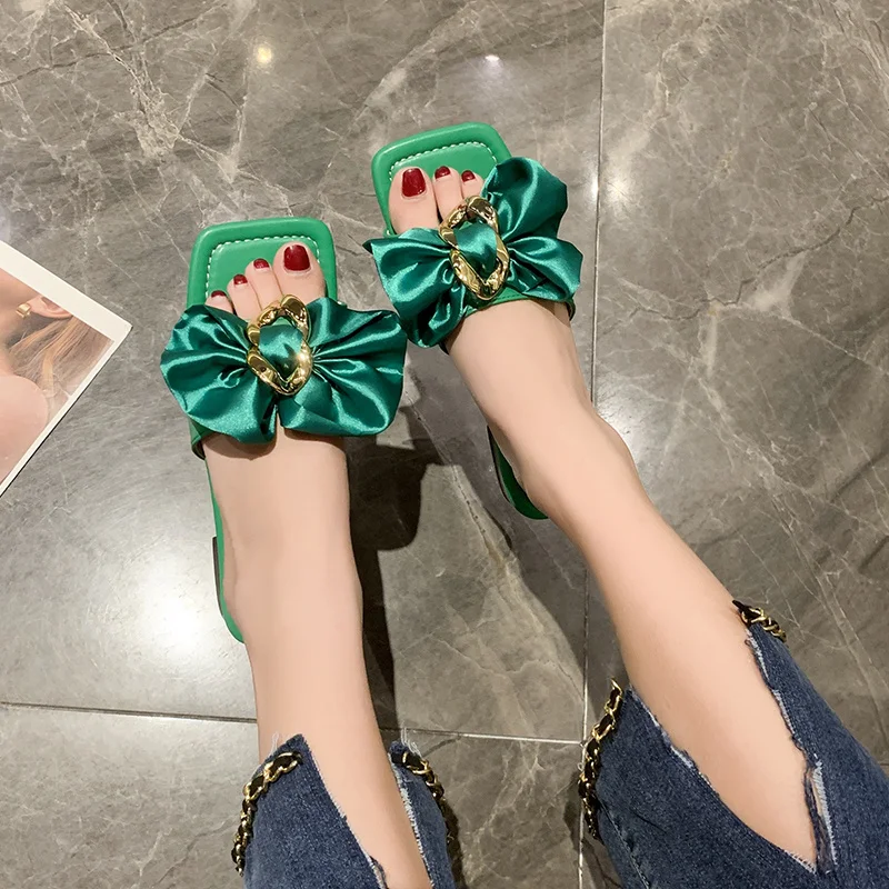 

Новинка 2022, женские летние шлепанцы, модные повседневные сексуальные шлепанцы на плоской подошве