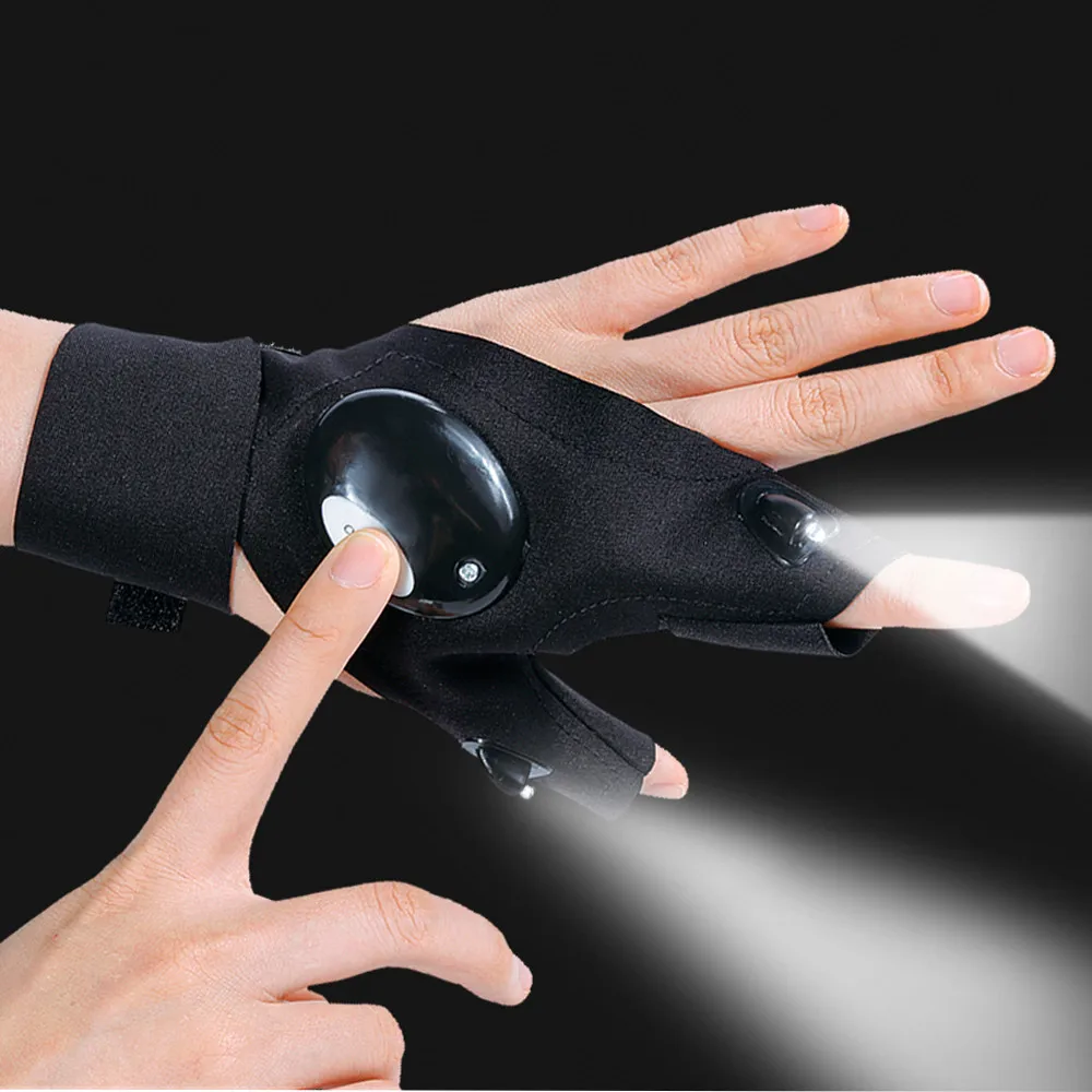 

Hand Tools Lighting Waterproof Gloves with Led Light for Repair Tool Kit, include Battery