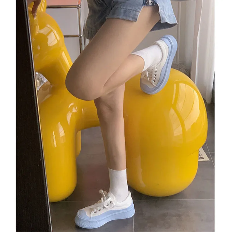 

Thick Canvas Shoes for Women Sneakers Platform Shoes Autumn New Chaussure Femme Ladies Fashion Vulcanized Shoes Zapatos De Mujer