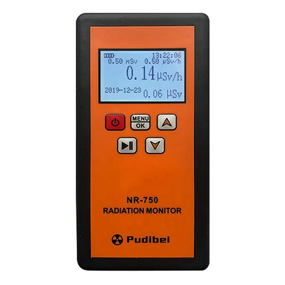 

Pudibei Geiger Counter Portable Nuclear Radiation Detector Display Radioactive Tester Geiger Counter Detection-NR-750