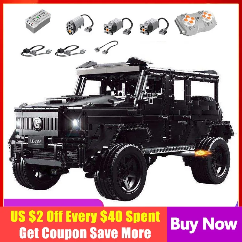 

2687pcs Off-Road Vehicle Building Blocks City High-tech Samurai Buggy Bricks SUV Car Toys kids Children Birthday Gifts For Boys