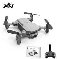 xkj professional 4k mini drone equipped with high definition wide angle camera wifi fpv altitude foldable quadcopter rc dron toy