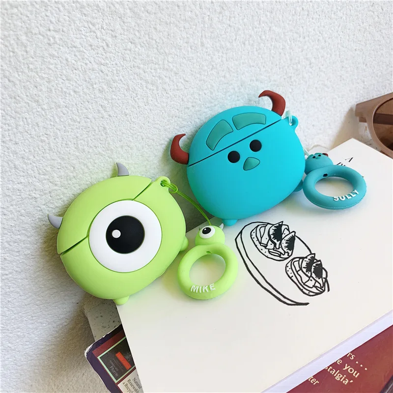 

3D Q Version of The Monster Earphone Case AirPods 1 and 2 Case Airpods Pro Case Airpod 2 Case Earphone Accessories Case