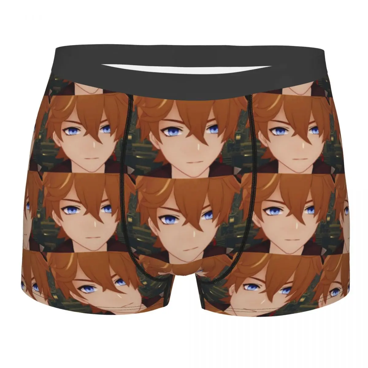 

Мужские боксеры Genshin Impact нижнее белье Zhongli сексуальные боксеры короткие трусики-шорты Homme дышащие трусы S-XXL