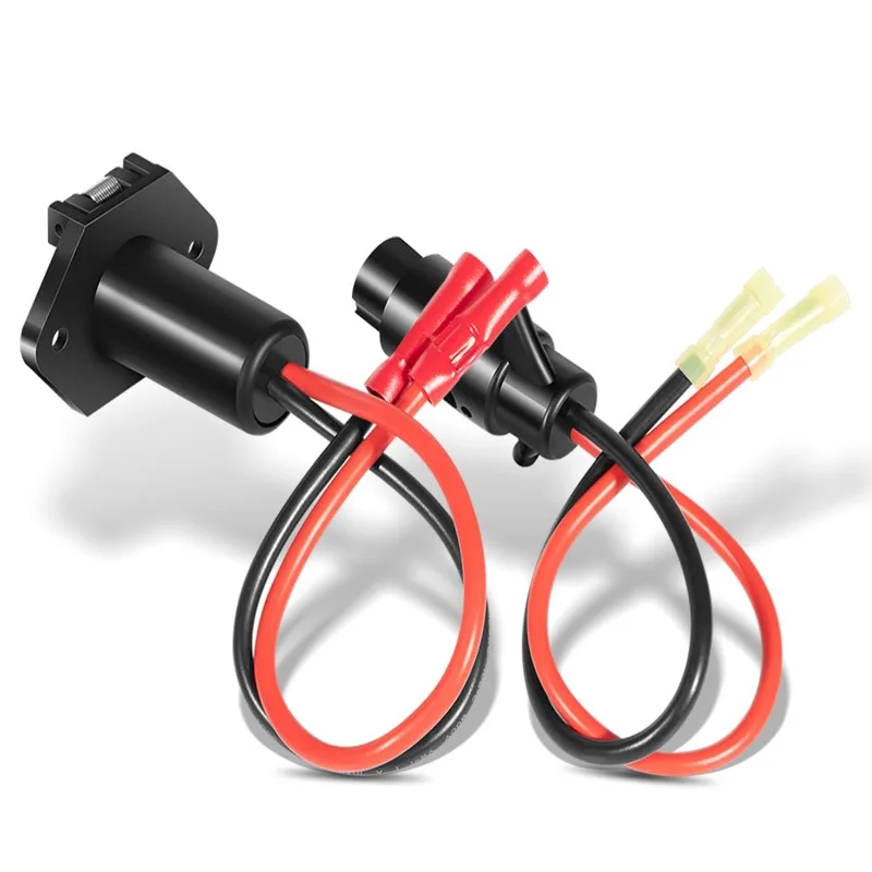 

Вилка ChuangQian для троллингового двигателя для морской лодки 14365-6 Мужской 14366-6 Женский Быстроразъемный электрический разъем 12 В 8 Ga