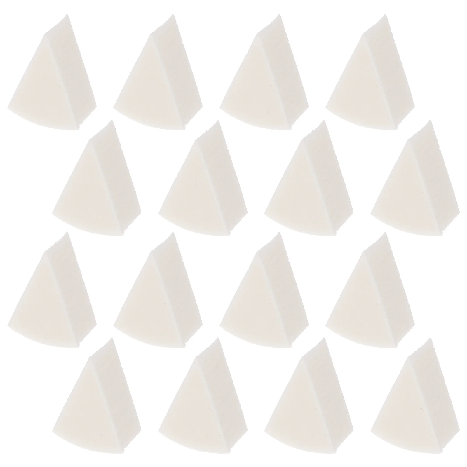 2 компл. треугольные спонжи пуховки для макияжа клиновые женские инструменты