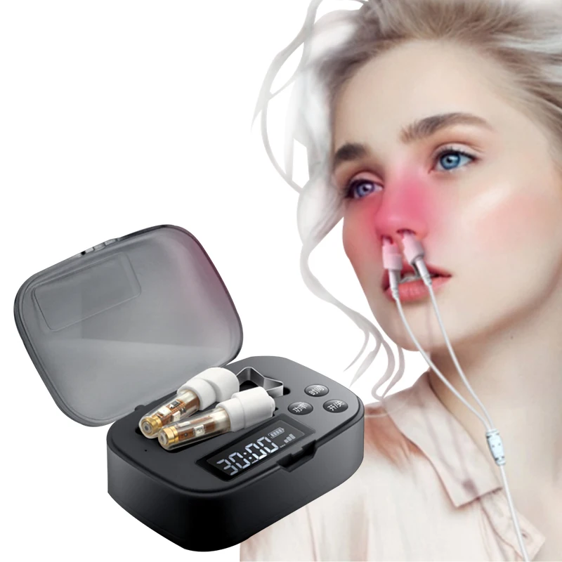 

Pocket size cold laser rhinitis treatment device sleep aid device physical therapy equipment for allergic rhinitis