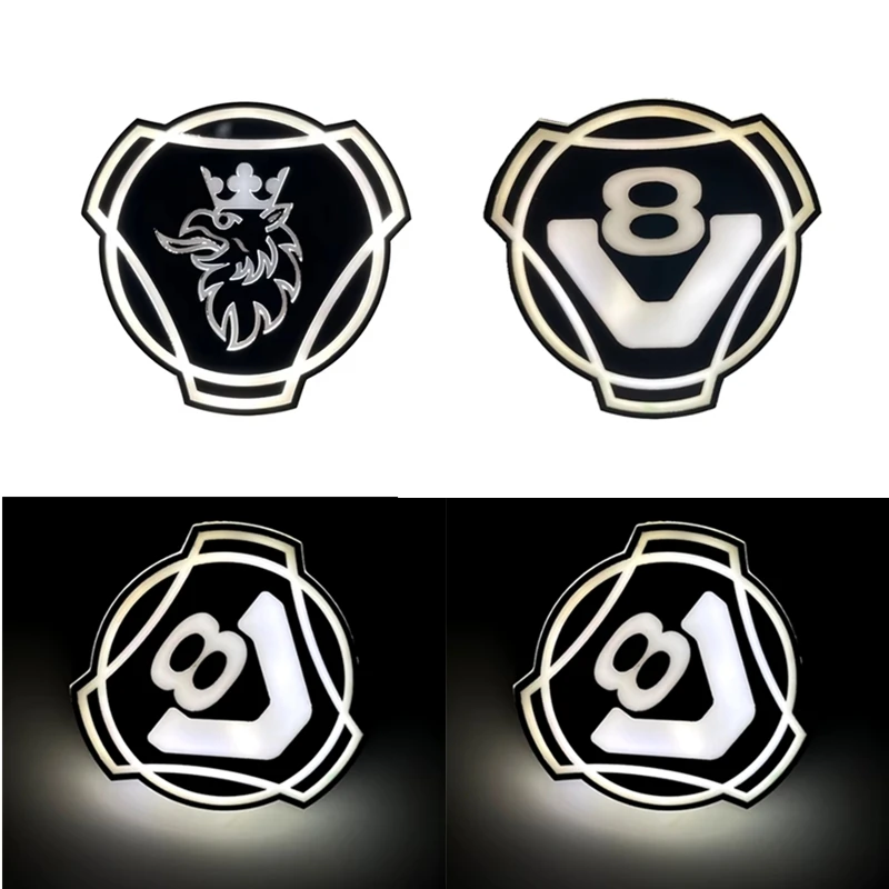 1 шт. логотип V8 подходит для грузовика Scania изготовленная на заказ передняя