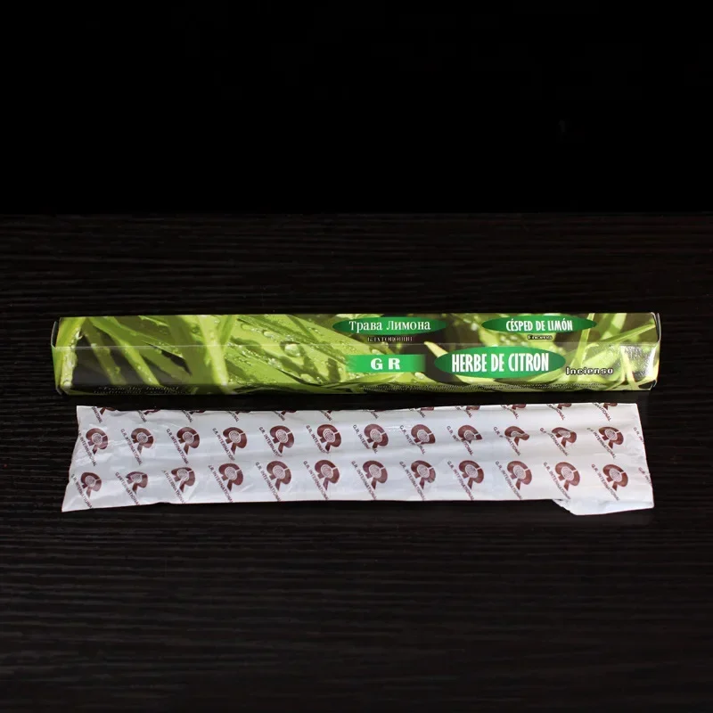 Оригинальные индийские лимонные стеклянные благовония бытовые для йоги чайная