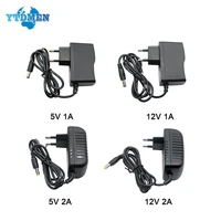ac 110 240v dc 5v 12v 1a 2a eu plug universal power adapter supply charger converter adaptor for led light srips micro usb