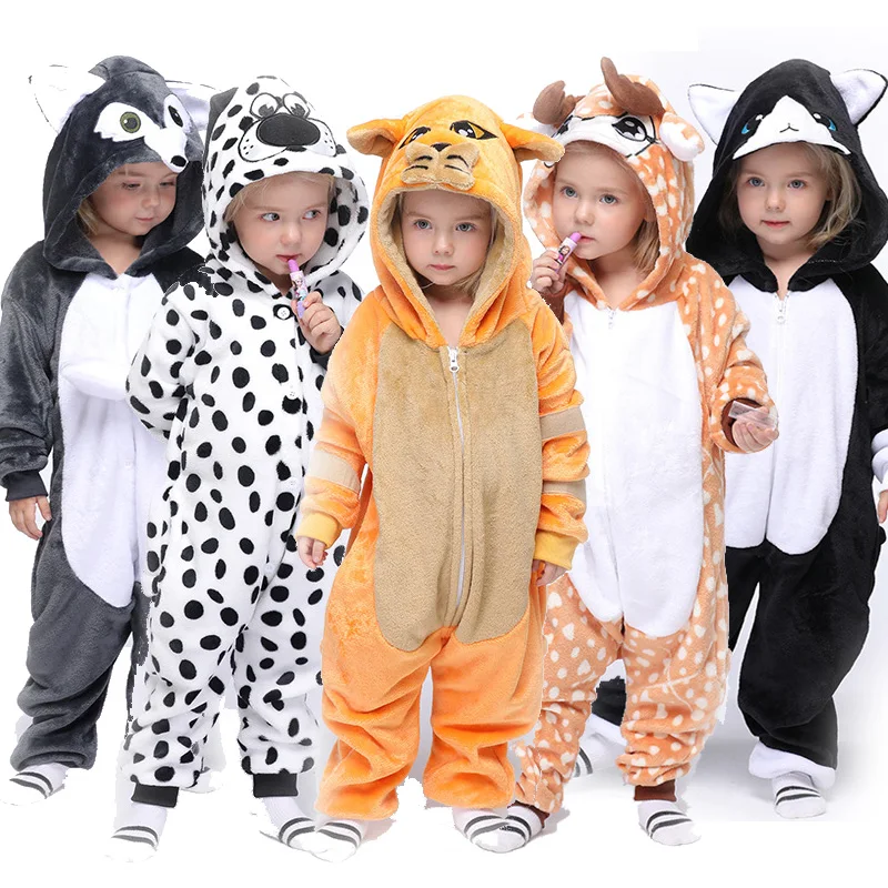 

Kids Pajamas Licorne Onesie Unicorn For Children Animal Cartoon Blanket Sleepers Baby Costume Winter Boy Girl Jumspuit