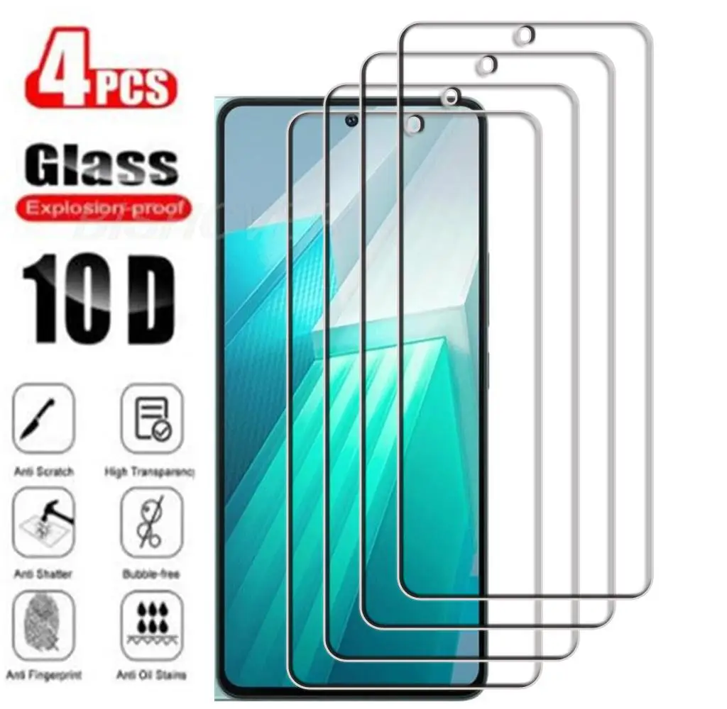 

4Pcs Tempered Glass FOR Vivo iQOO Neo 8 Pro 6.78" iQOONeo8Pro Neo8Pro Neo8 Screen Protector Protective Glass Film 9H