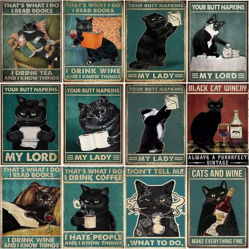 

RUOPOTY Frame Diy Painting By Numbers Kits 40x50cm Cat Animals Painting With Numbers Art Crafts Unique Gift For Home Wall Decors