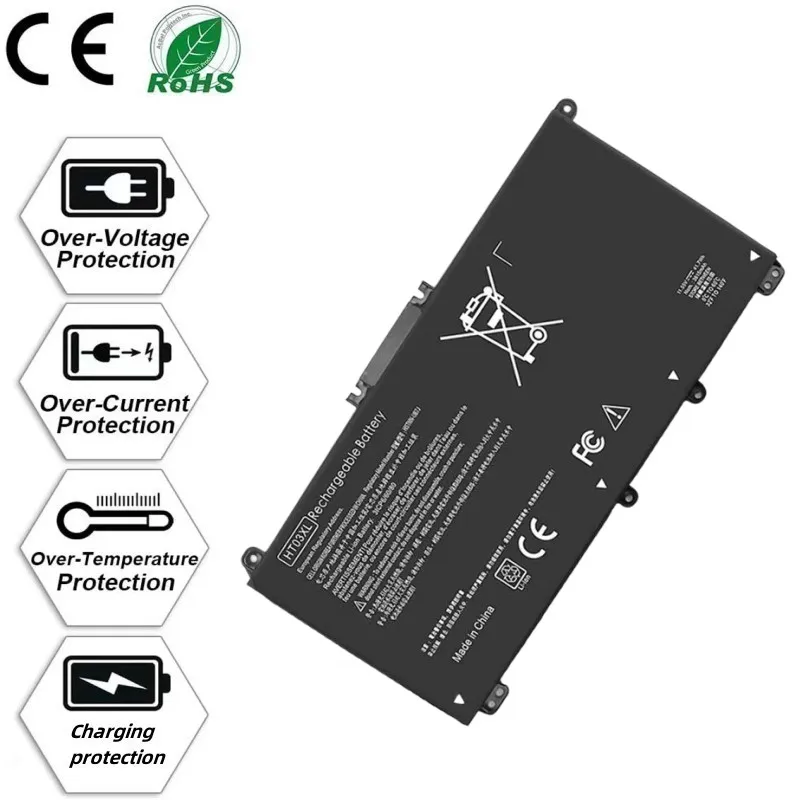 

For HP 14CE 14CD 14CS TPN-Q207 Q208 I135 C135 C139 laptop battery HT03XL Rechargeable Battery