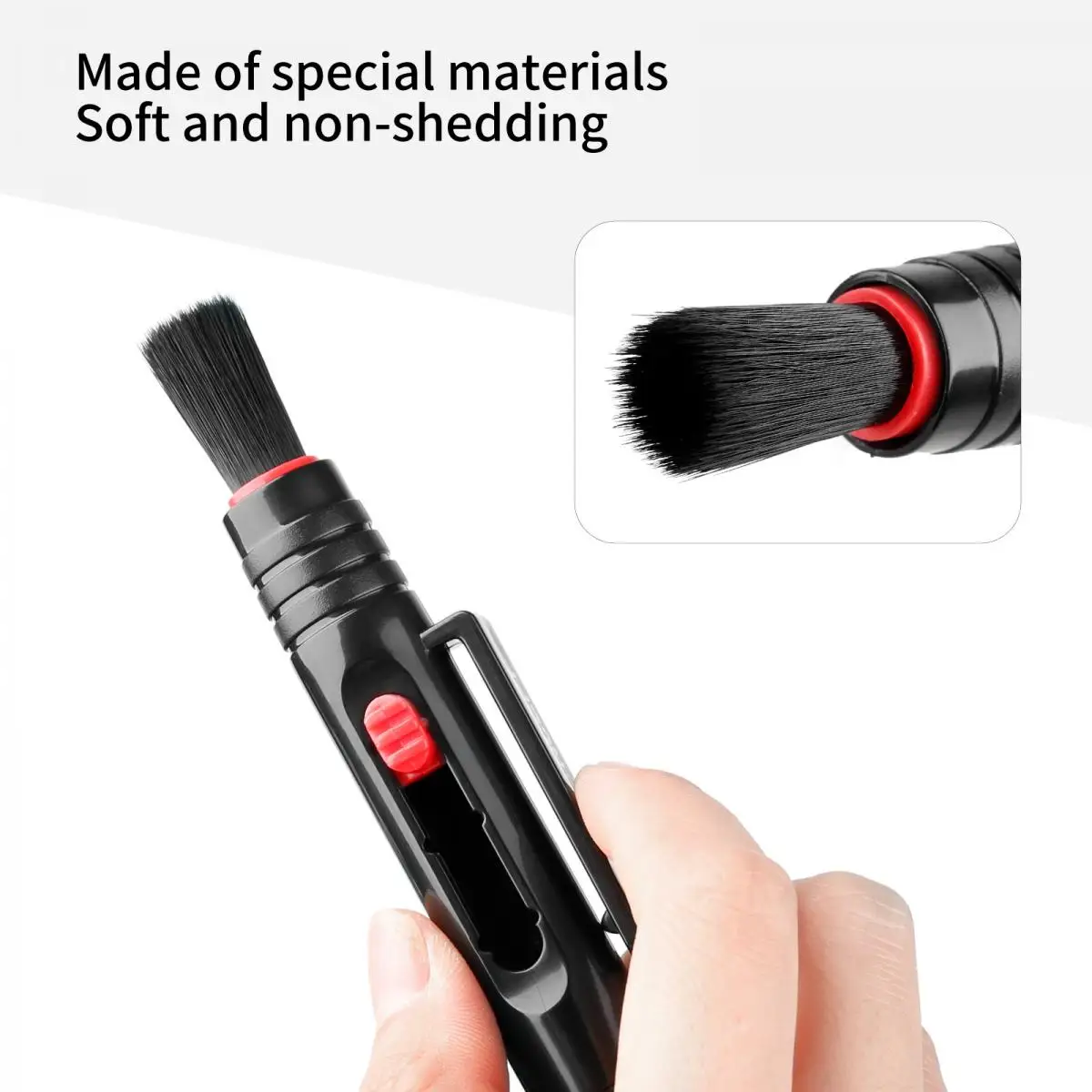 K&ampF Concept Lens Cleaning Pen Brush With 2 Carbon Heads for DSLR Camera Telescope Magnifying Glass Mobile Phone Screen - купить по