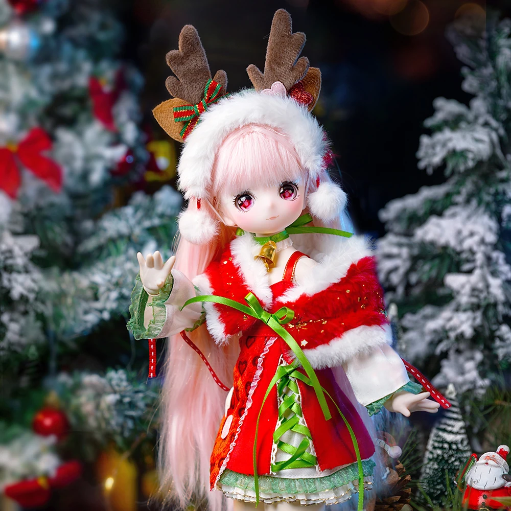 Кукла милая Fawn DBS 14 BJD сказочная девушка, семейная картонная игрушка Lala Ruru Egg ACGN SD коллекционная игрушка (art.: 3920c489ec0ba) - 3920c489ec0ba