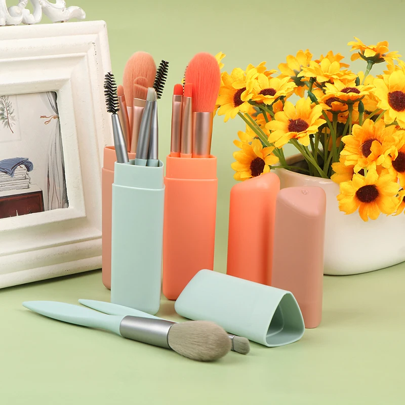 

Набор кистей для макияжа глаз 5 шт., портативные мини-Кисточки для макияжа глаз, карандаш для бровей, набор кисточек для макияжа губ