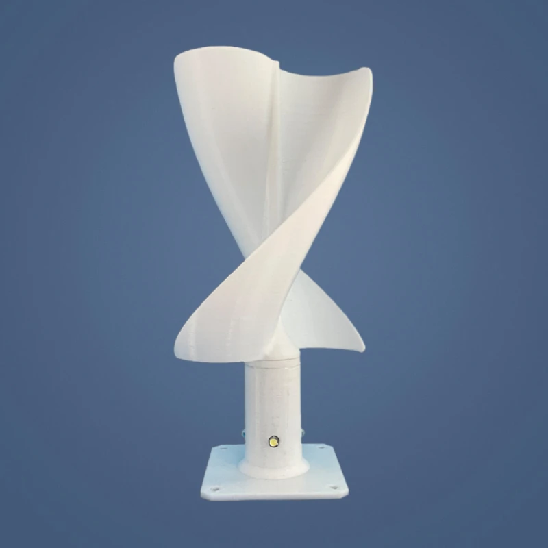 

Wind Turbine Model 20w Micro Wind Turbine With Led Light Vertical Wind Generator For Free Energy Education