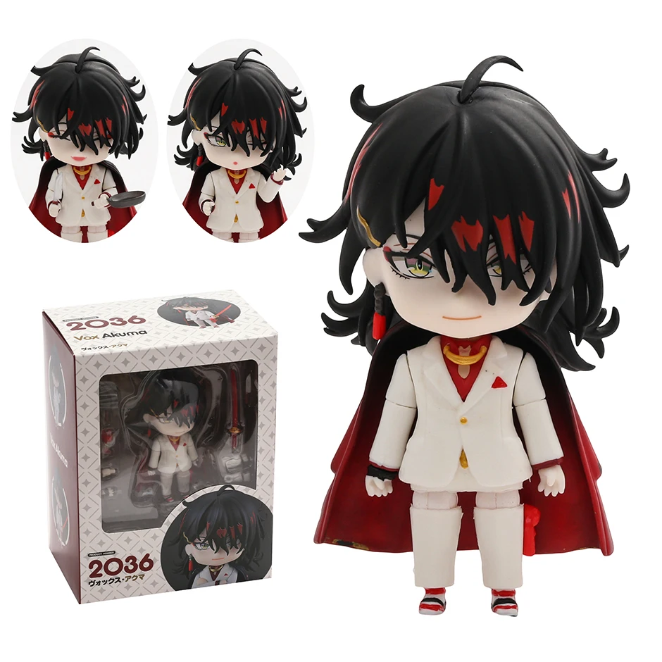 

Vtuber 2036 Vox Akuma мультфильм Q версия кукла экшн-фигурка игрушка