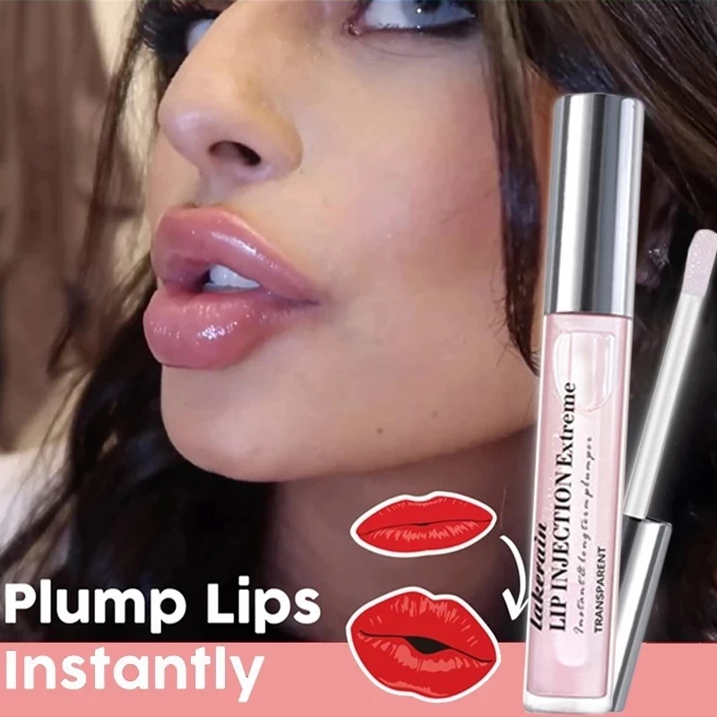 Plumping Lip Gloss Moisturizing Lip Plumper Fade Fine Lines Long Lasting Nourish Care Lip Oil Sexy Plump Repair Beauty Serum