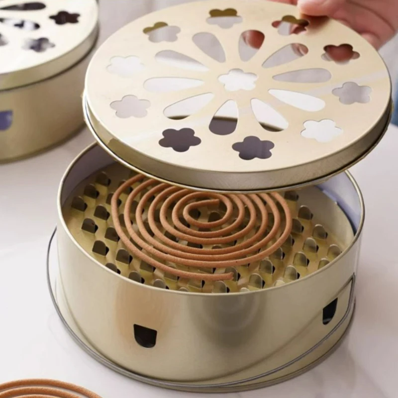 Портативный держатель для комаров поддон спирали от насекомых сандалового