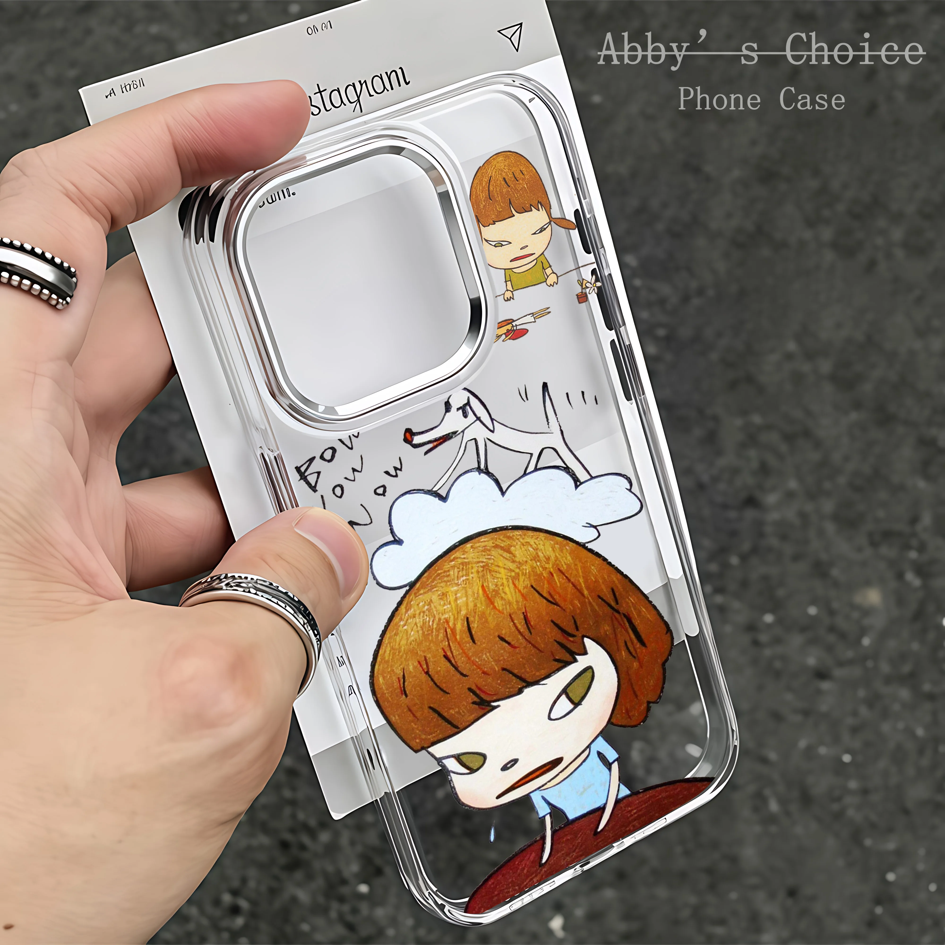 Yoshitomos Nara Чехол для телефона для iPhone 17 16e 16 15 14 13 12 11 mini Pro Max X XR XSMAX 8 7 Air Plus Прозрачный мягкий чехол (art.: 3920d0af3bbd5) - 3920d0af3bbd5