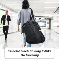 foldable bike carry bag portable bicycle carry bag cycling bike transport for outdoor travel bicycle accessories black q5t5