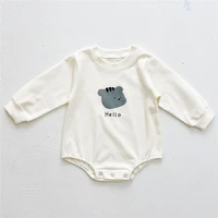 baby clothes long sleeve baby boys clothing cotton newborn clothes unisex toddler costume solid color infant rompers 0 24m