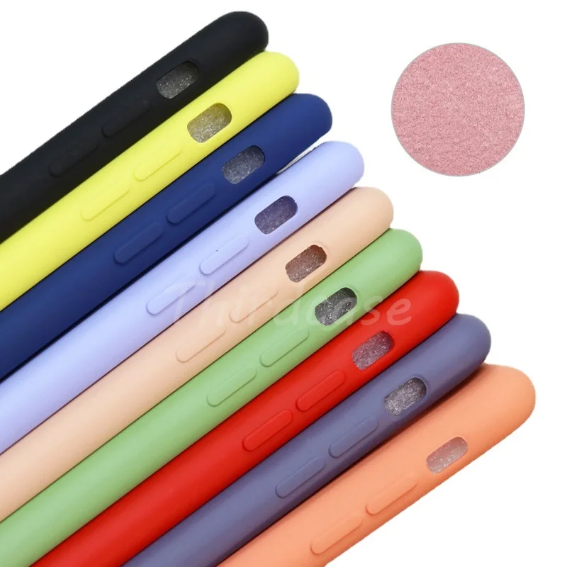 Жидкий силиконовый противоударный чехол для Infinix Note 11 Pro 11S 11i 8i 10 Hot 11s nfc 10i 10T 10s 7 Lite 9