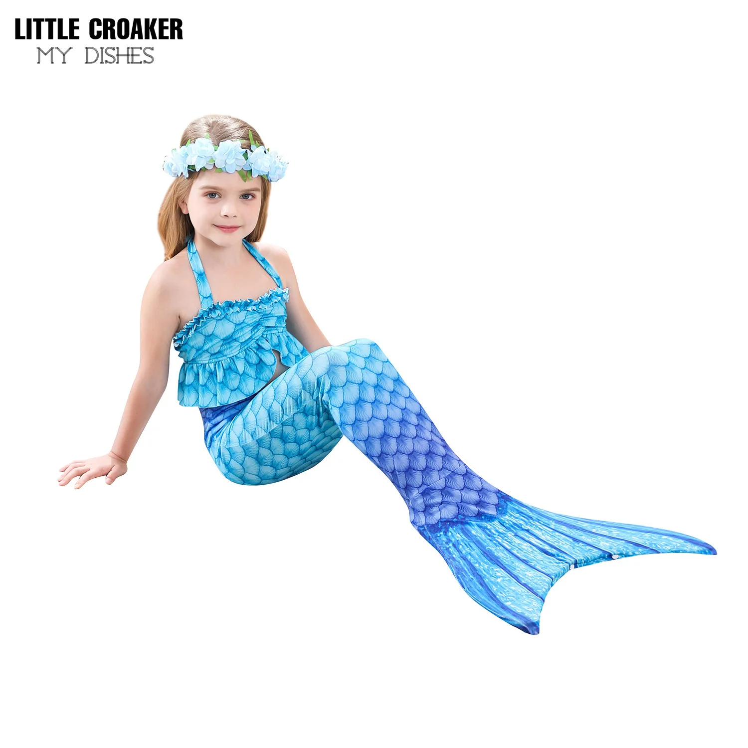 

Детское платье Ариэль с юбкой-годе, для девочек