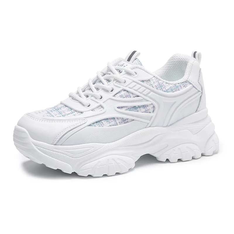 

Spring Autumn Women Shoes Sneakers Fashion Students Leisure Height Platform Woman Shoe White Shoes for Women Sneakers