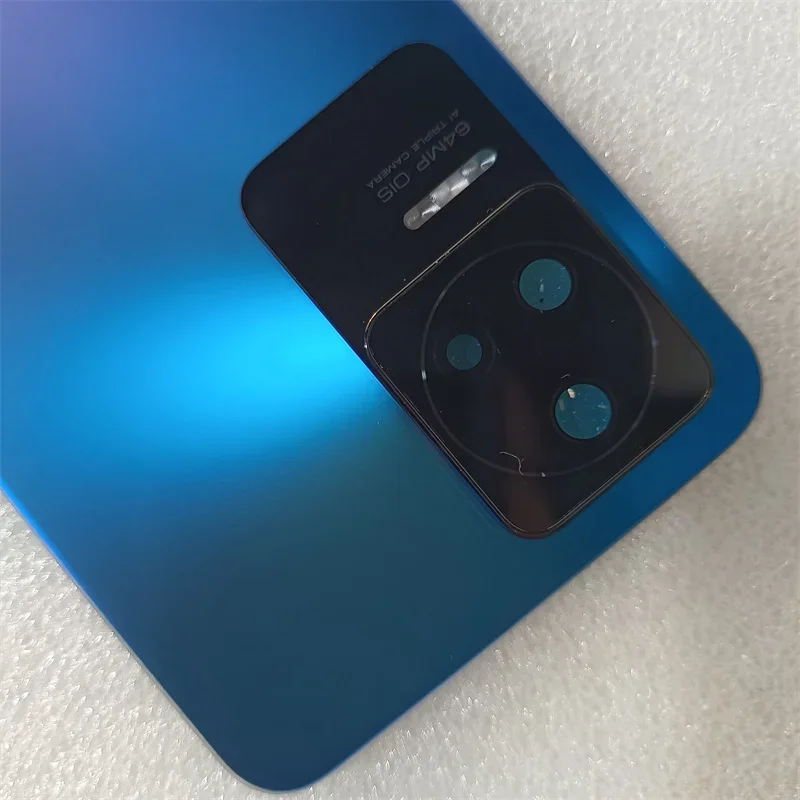 Задняя крышка аккумулятора для Xiaomi Poco F4 22021211RG 22021211RI 3D стеклянная панель задняя