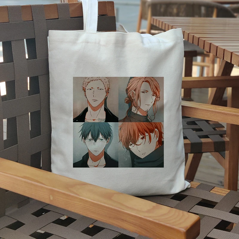 

Shopper Bag Yaoi Bl Given Yaoi Given Anime Tote Bag Shopping Unisex Fashion Travel Canvas Bag Pacakge Hand Bag White Beach Bag