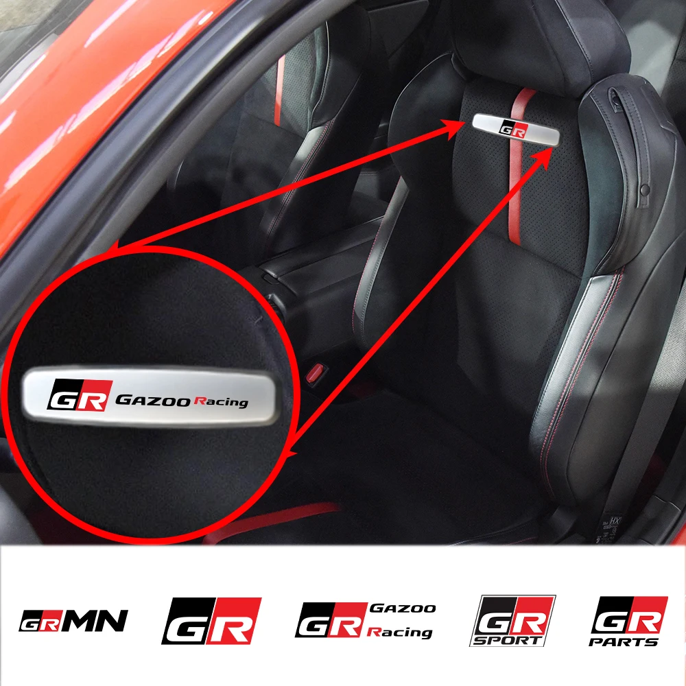 Металлическая Эмблема для автомобиля, эмблема для автомобиля, эмблема для Toyota Gazoo Racing GR GR86 Corolla Supra Yaris Agya Aqua