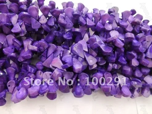 

wholesale 5PCS Free ship Violet 15inch Long Loose Natural Coral Bead Strand