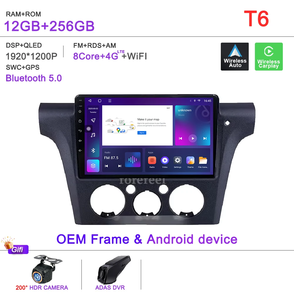 

Радио Android 15 для Mitsubishi Airtrek Outlander 2001-2005 мультимедийное головное устройство, экран навигации, GPS-плеер, автомобильная стереосистема DVD