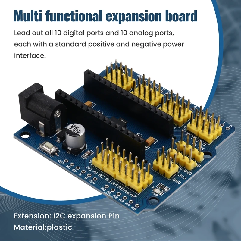 4 шт. экранный модуль датчика расширения ввода-вывода для Arduino Nano V3.0 совместимый с