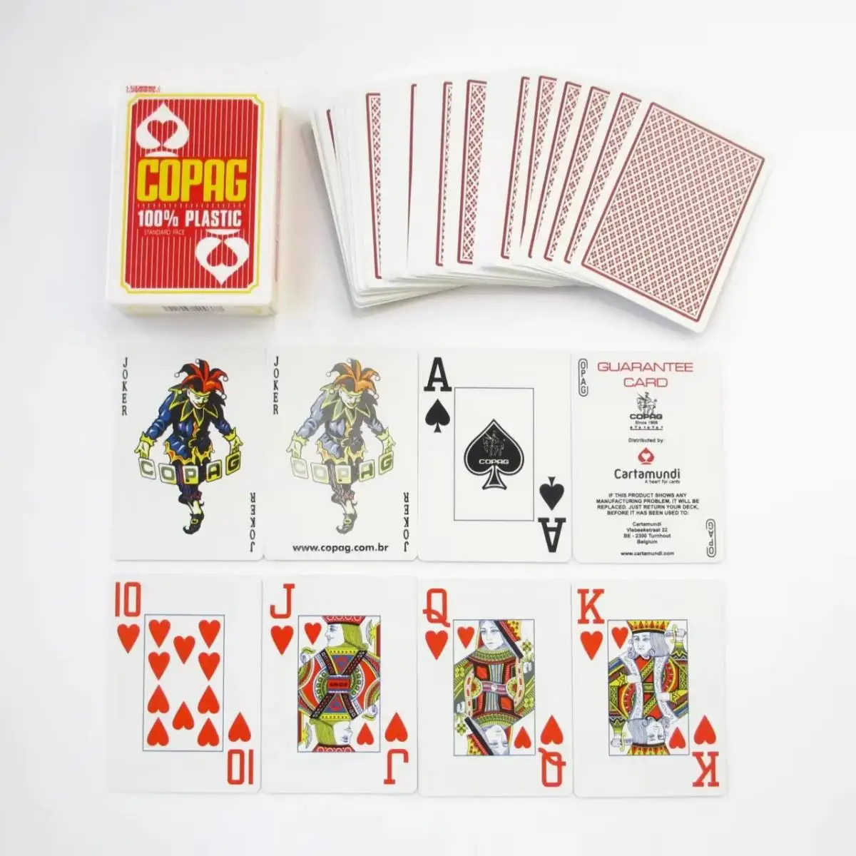 Фото Игральные карты Copag Jumbo Face с пластиковой маркировкой для перспективных очков и инфракрасных контактных линз №3