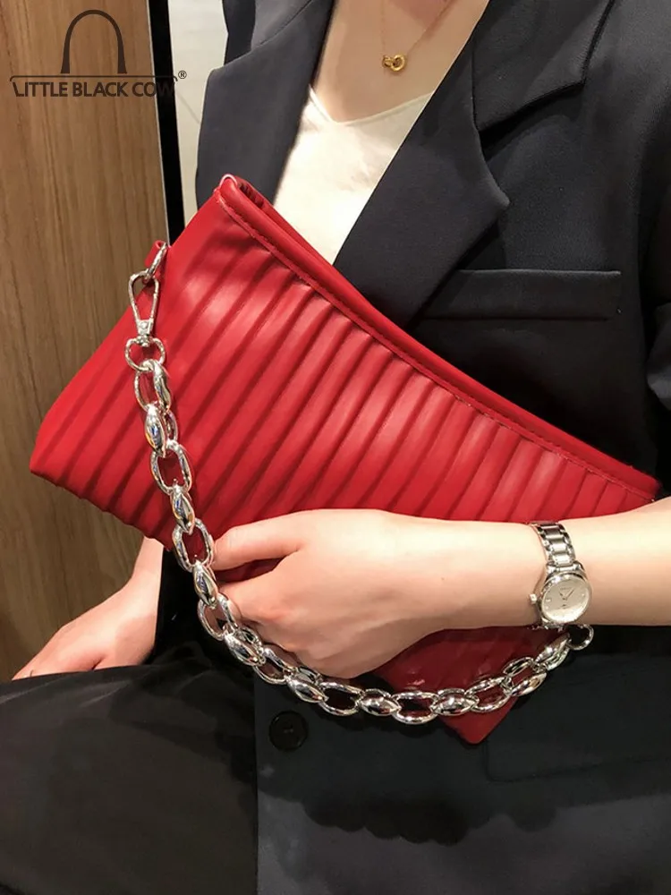 

Женская сумка-клатч из ПУ кожи, на цепочке