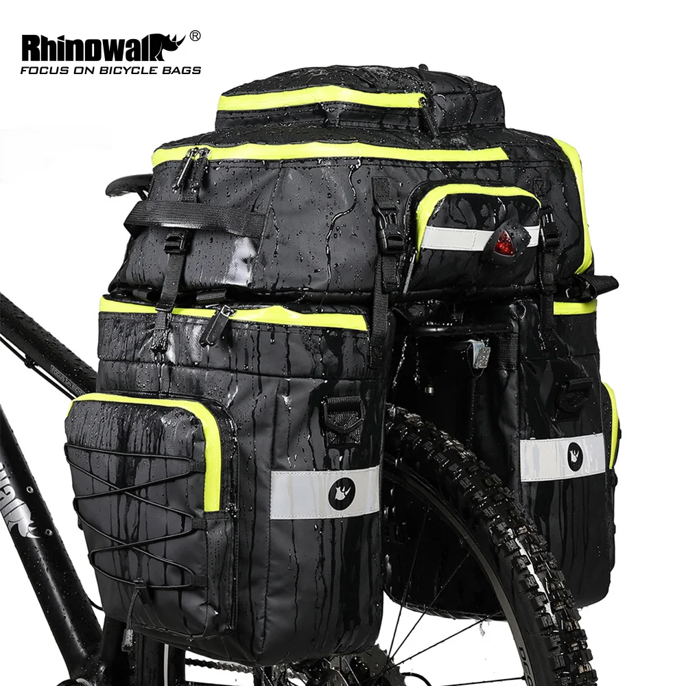 RHINOWALK Mountain Road Bicycle Bike 3 in 1 Trunk Bags Cycli