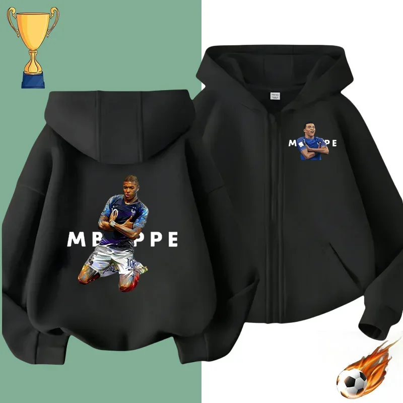 Толстовка Mbappe Для Детей С Дизайном Футбольной Звезды Европейская Чашка Принтом