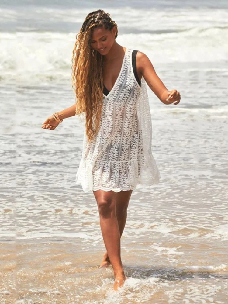 guirnalda Adular Punto vestidos blancos playa – Compra vestidos blancos playa con envío gratis en  AliExpress version
