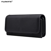 fulaikate 6 7 6 9%e2%80%9d universal phone bag for iphone 13 pro max horizontal waist pouch with card pocket 2 layers durable holster
