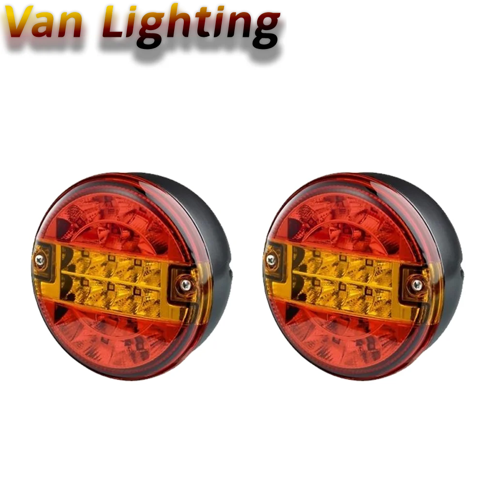 

2PCS 24V Tail Lamp Side Marker Light For Trucks Trailers